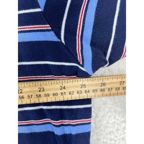 Polo by Ralph Lauren 1/4 Button Down Men's Multicolor Striped Shirt Size 2XL - Picture 10 of 12